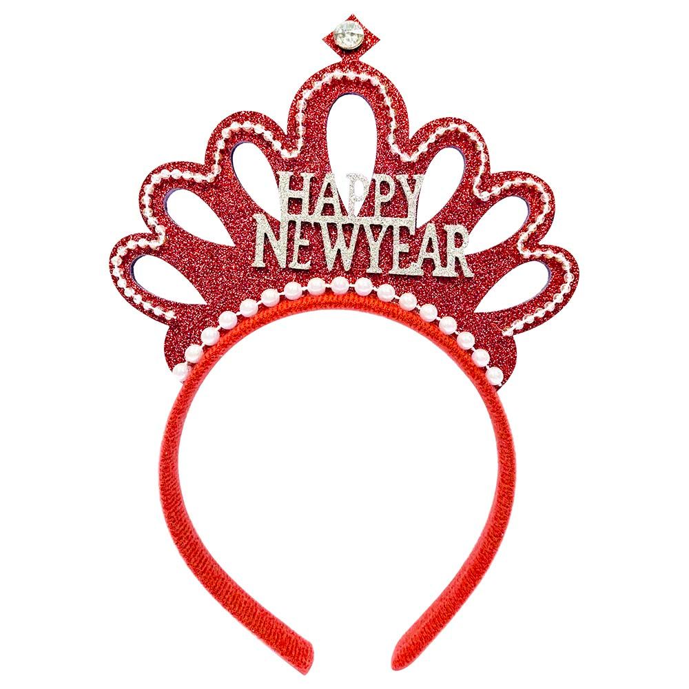 Party Magic - Happy New Year Headband With Pearl