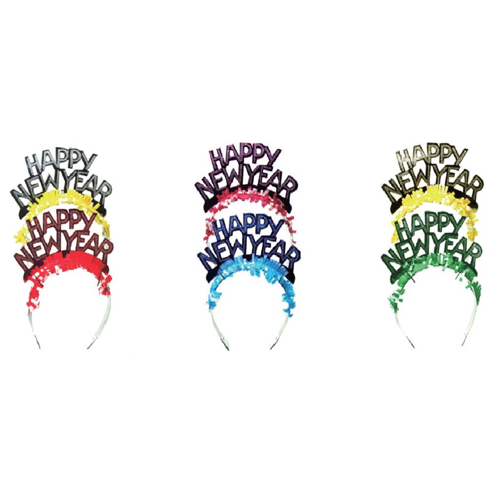 Party Magic - Happy New Year Tiara - Pack of 6