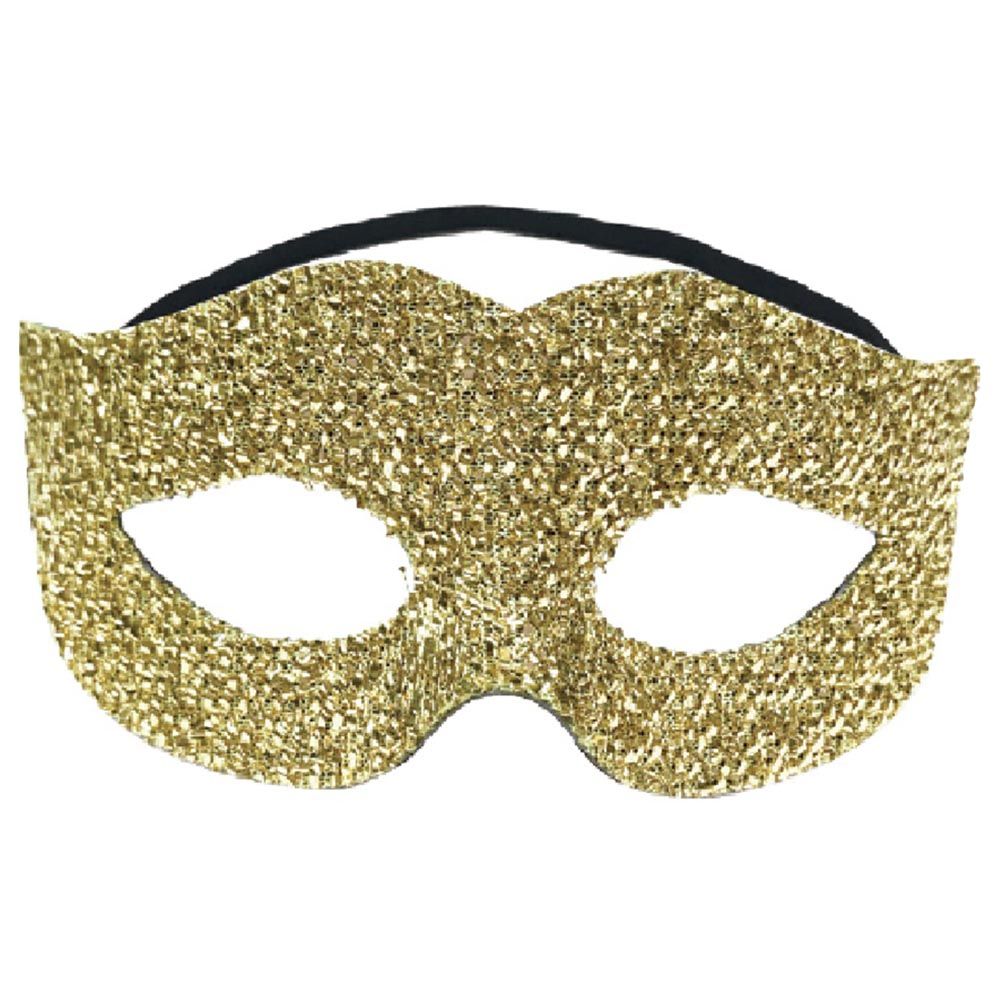 Party Magic - Glitter Sequence Eye Mask - Gold