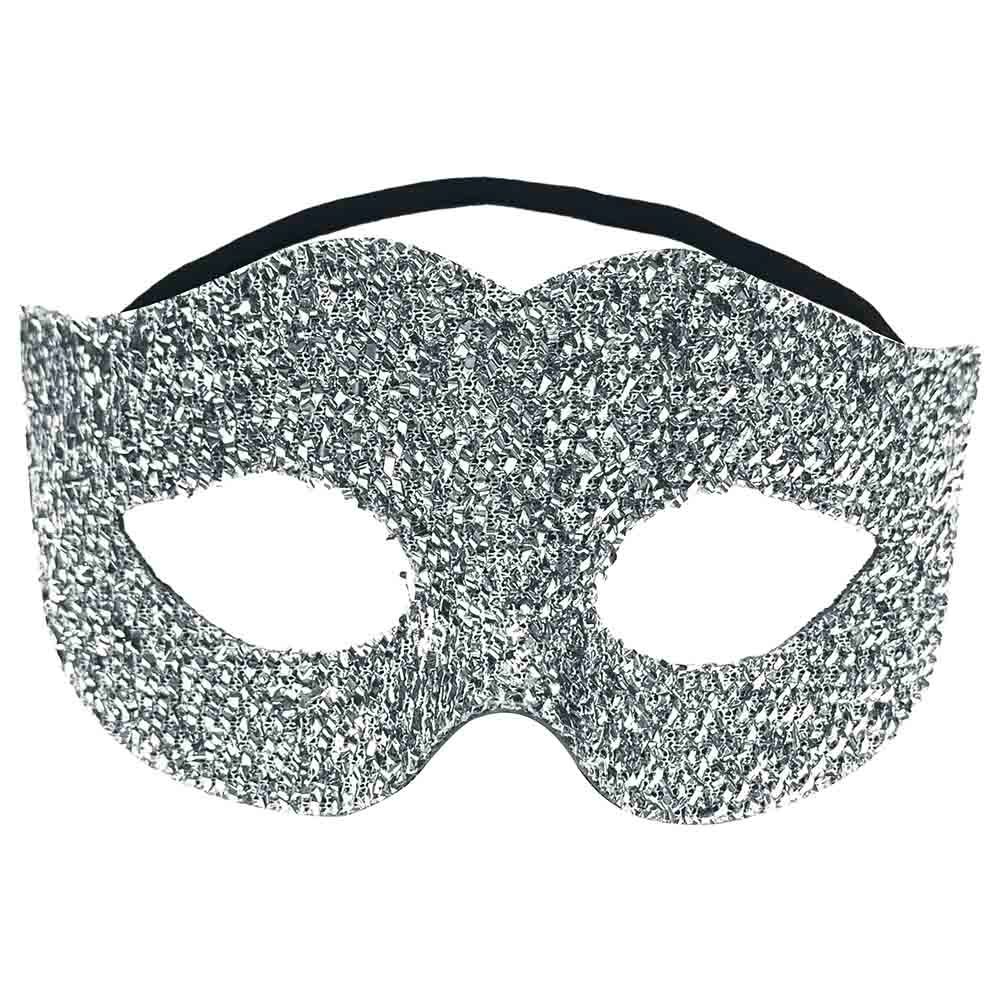 Party Magic - Glitter Sequence Eye Mask - Silver