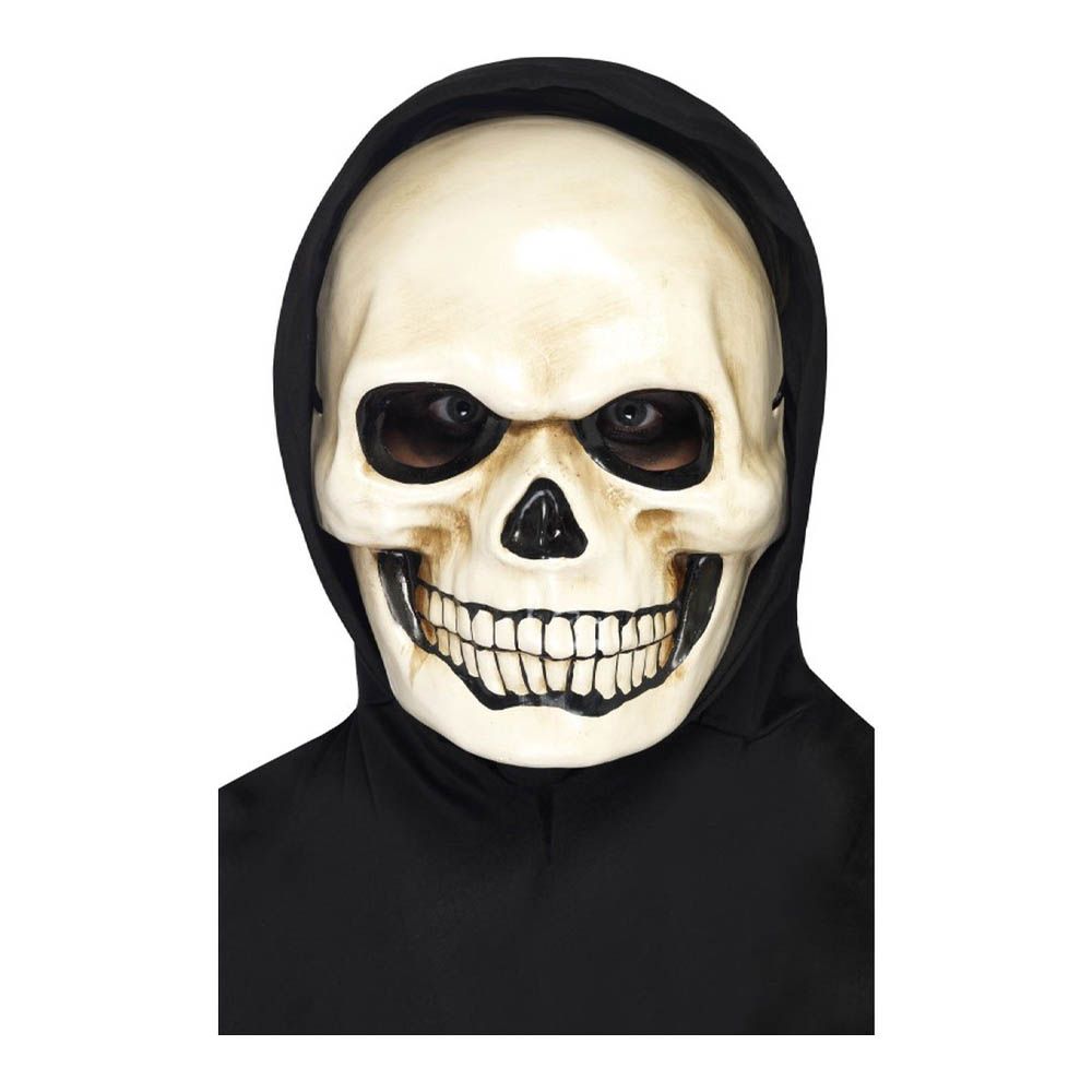 Smiffys - Skull Facemask - White