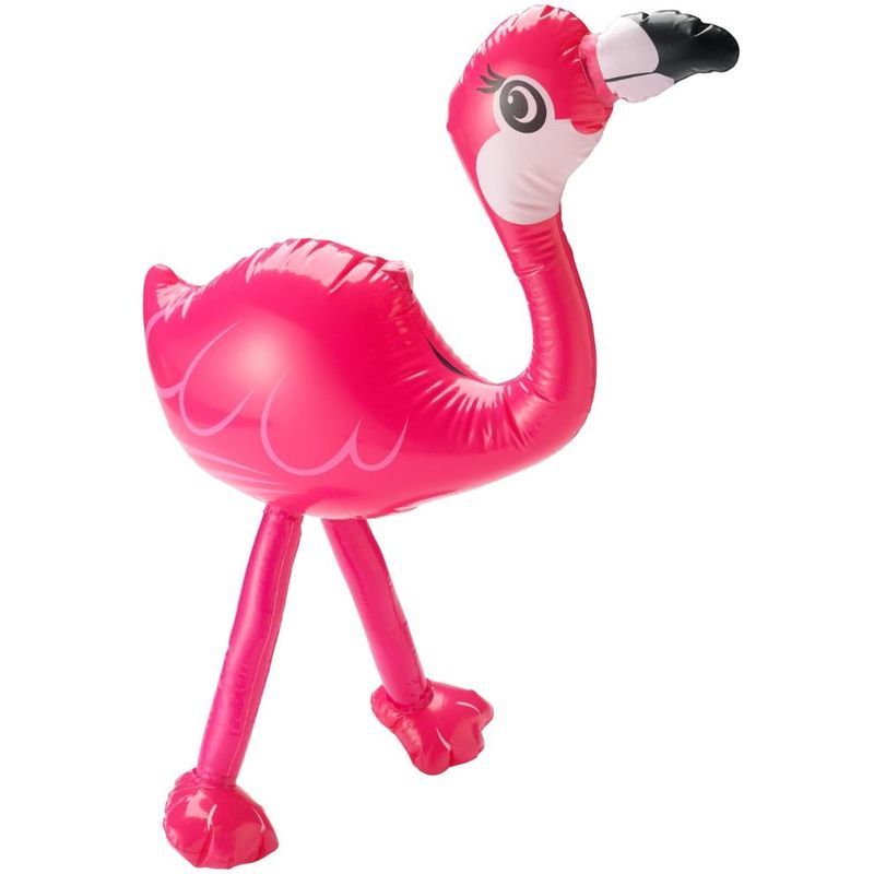 Smiffys - Inflatable Flamingo Hot Pink 55cm/22in