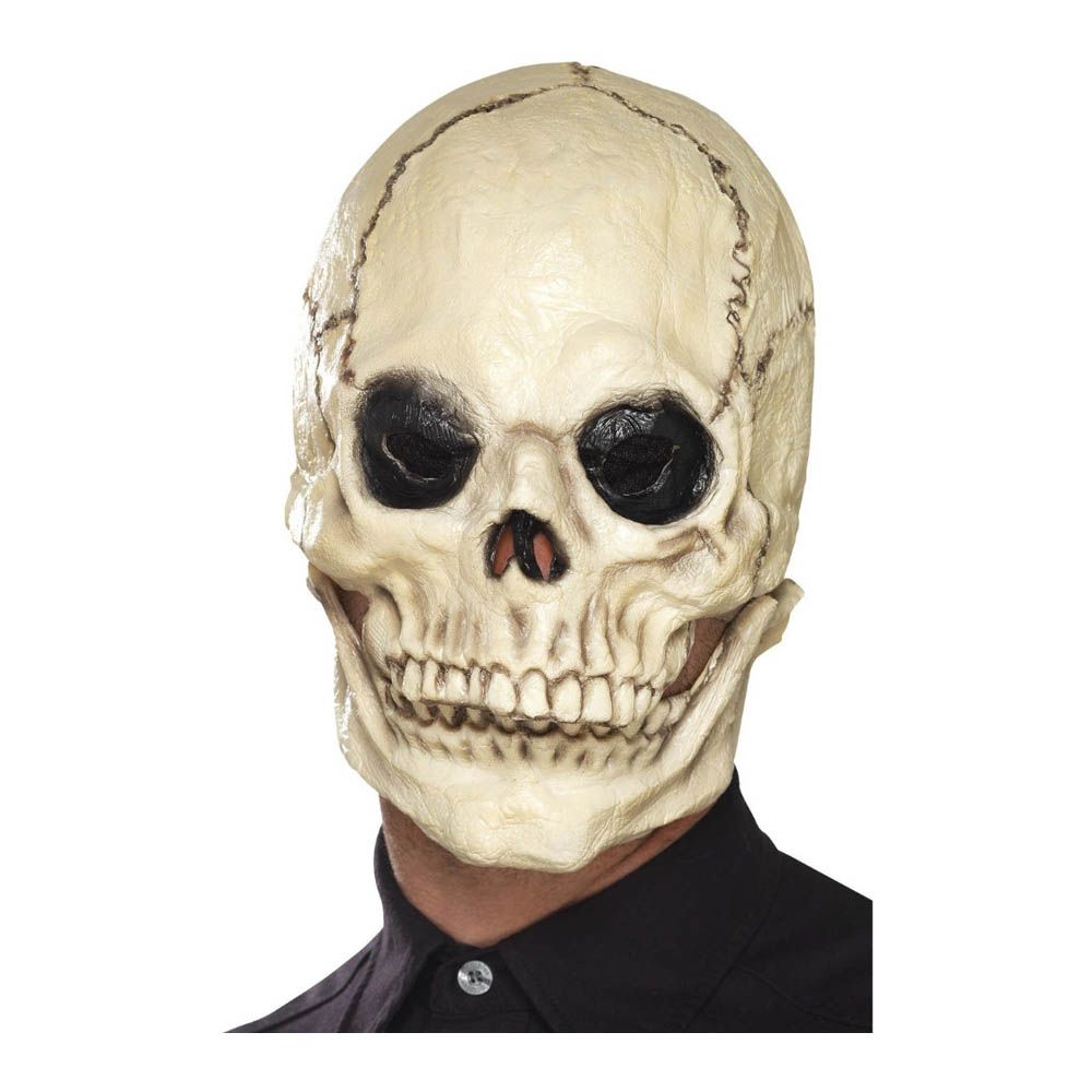 Smiffys - Full Overhead Skull Mask - White