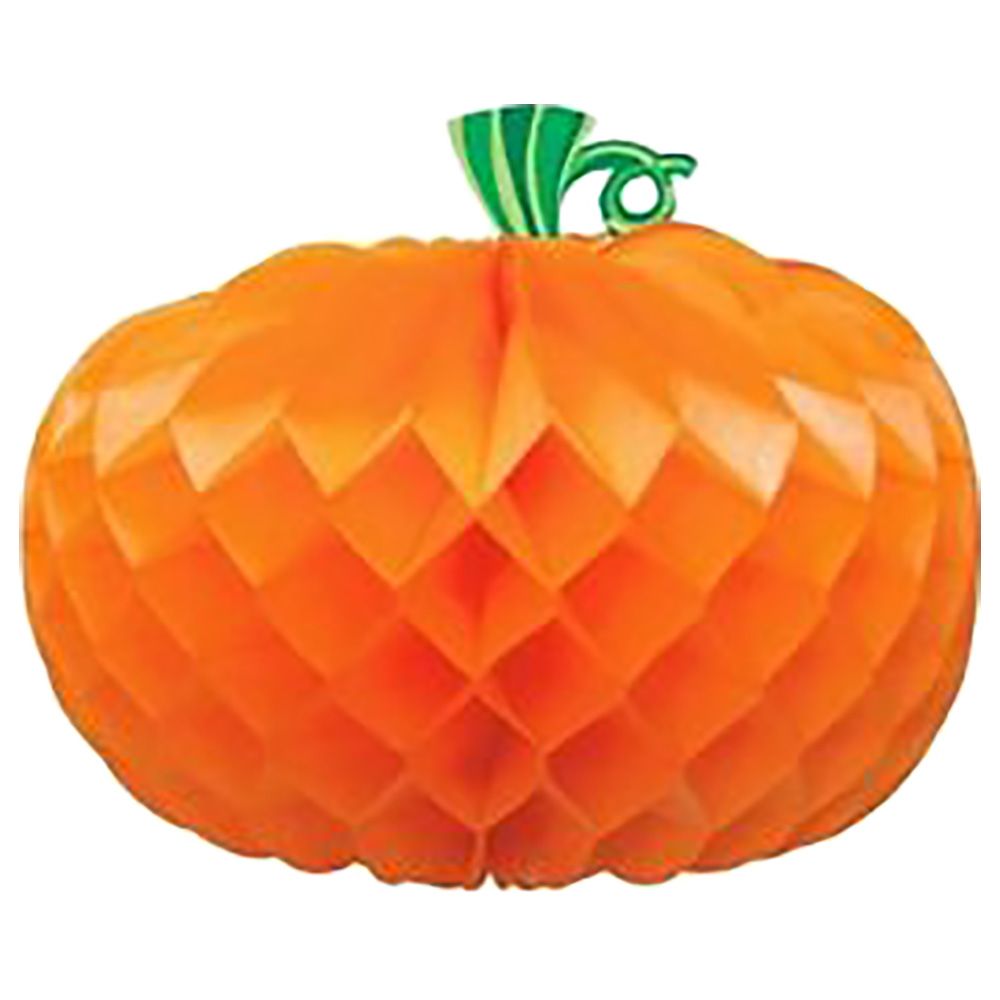 Unique - Pumpkin Shaped Honeycomb Centerpiece 10.75