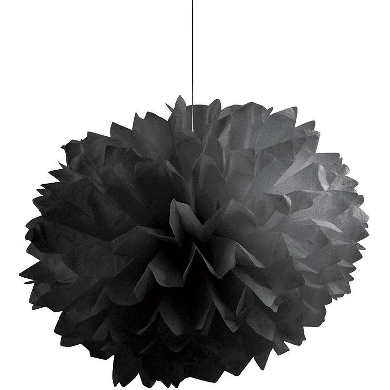 Creative Converting - Fluffy Tissue Balls Black