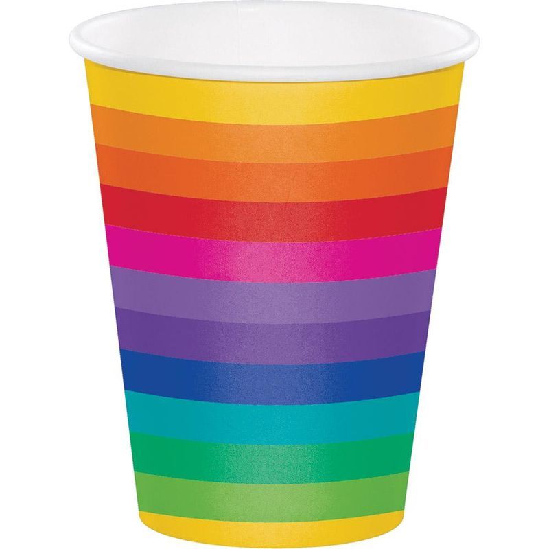 Creative Converting - Rainbow 8 Hot & Cold Cup 12 OZ