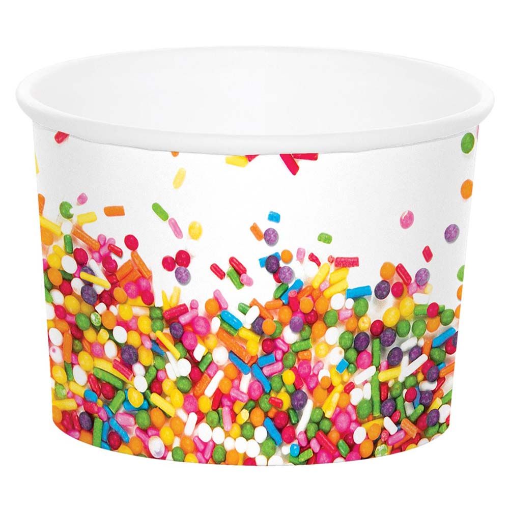 Party Zone - Sprinkles Teat Cups 9oz 8pcs