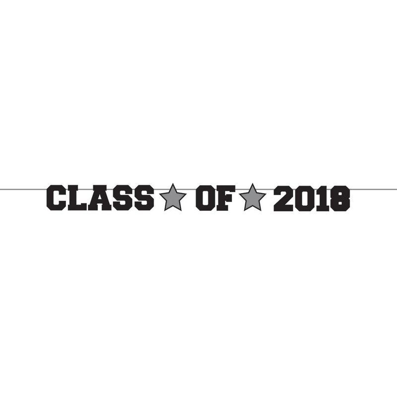 Creative Converting Class Of 2018 Ribbon Banner 6in X 5.5ft