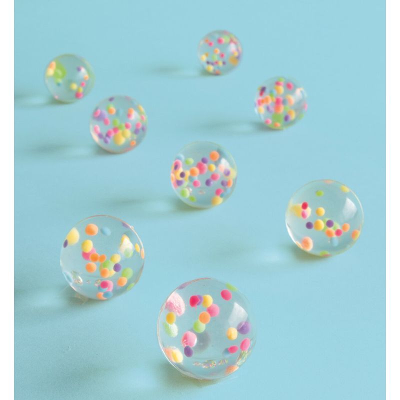 Unique - Confetti Bounce Balls 8pcs