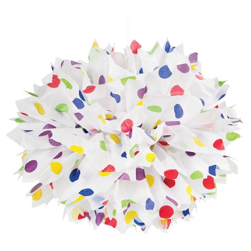 Creative Converting - Fluffy Tissue Ball Multicolour