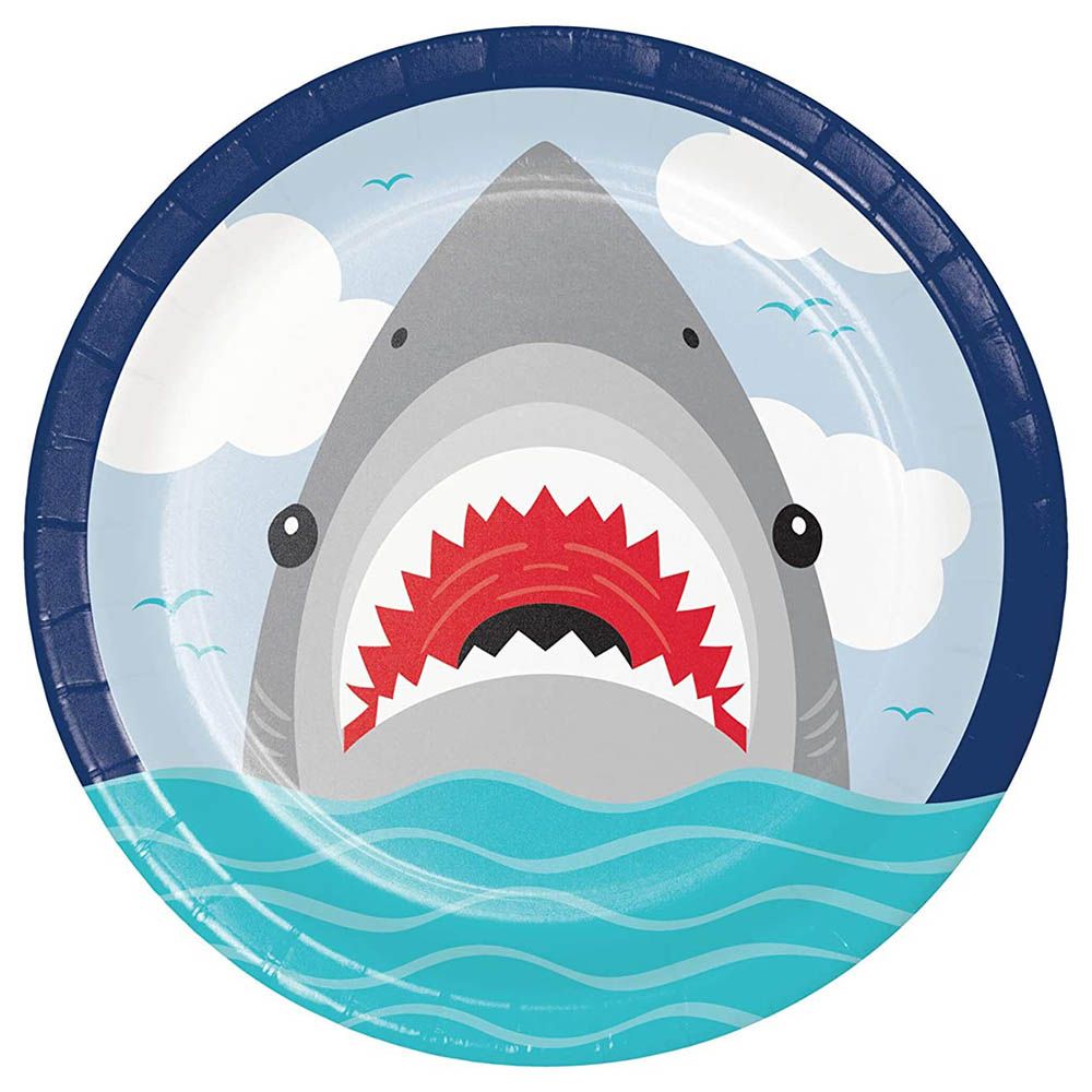 Creative Converting - Shark Party Dinner Plates 8Pcs