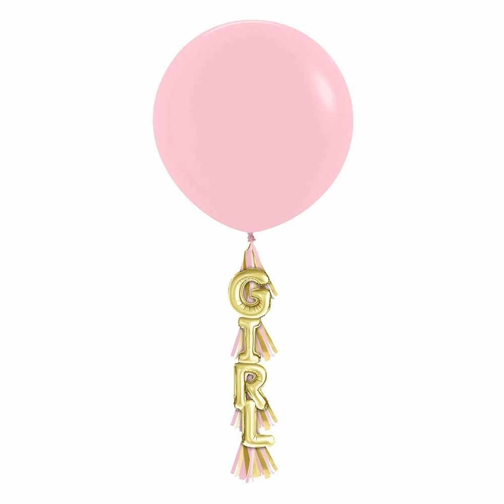 Creative Converting - Baby Shower Girl Latex Balloon 36 Inch Pink