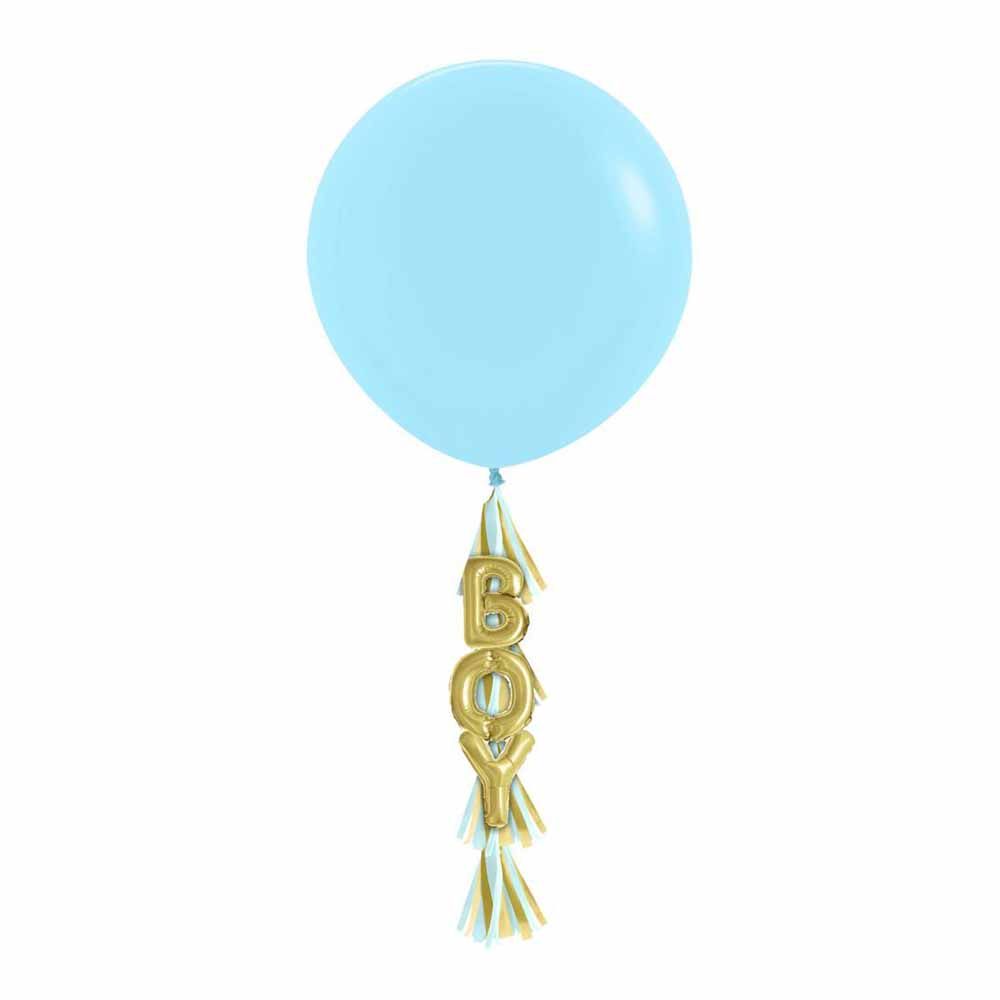 Creative Converting - Baby Shower Boy Latex Balloon 36 Inch Blue