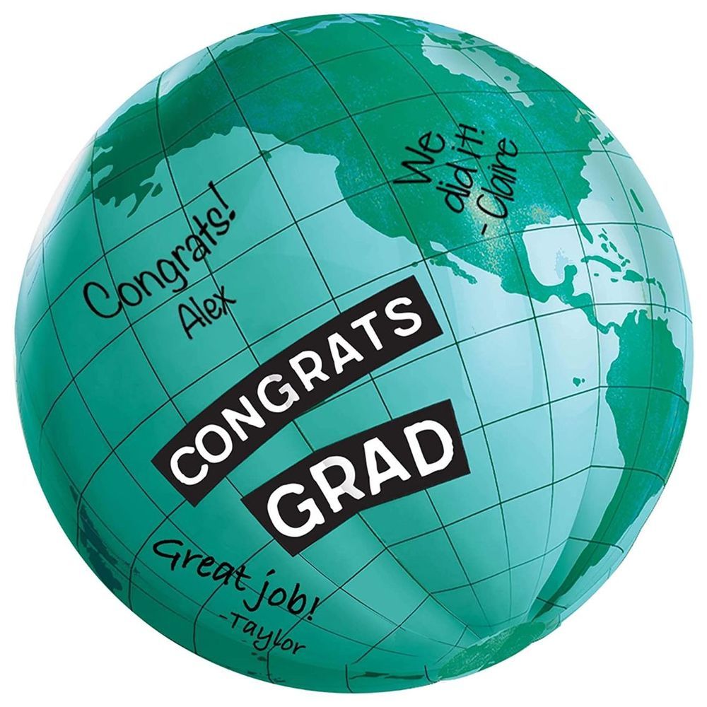 Amscan - Grad Globe Inflatable Autograph Novelty