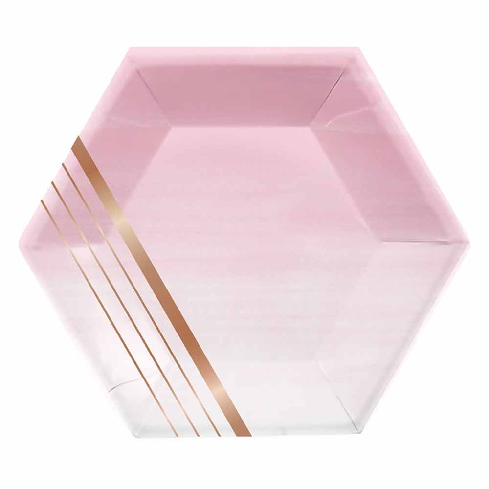 Creative Converting - Lunch Banquet Plates 29 cm Pack of 8 - Pink