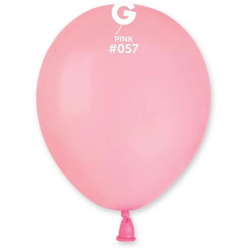 Gemar - 5in Round Pink Latex Balloon