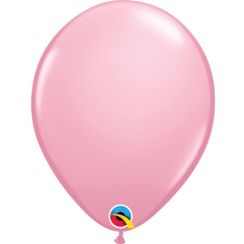 Qualatex - Standard Colours 11in Pink Latex Balloon 6pcs