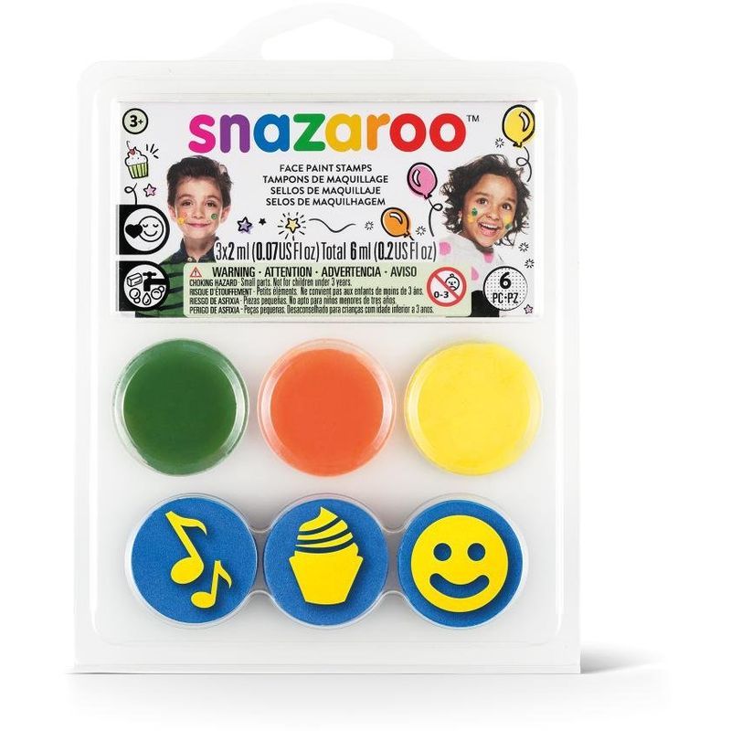 Snazaroo - Stamp Face Painting Kit - Birthday