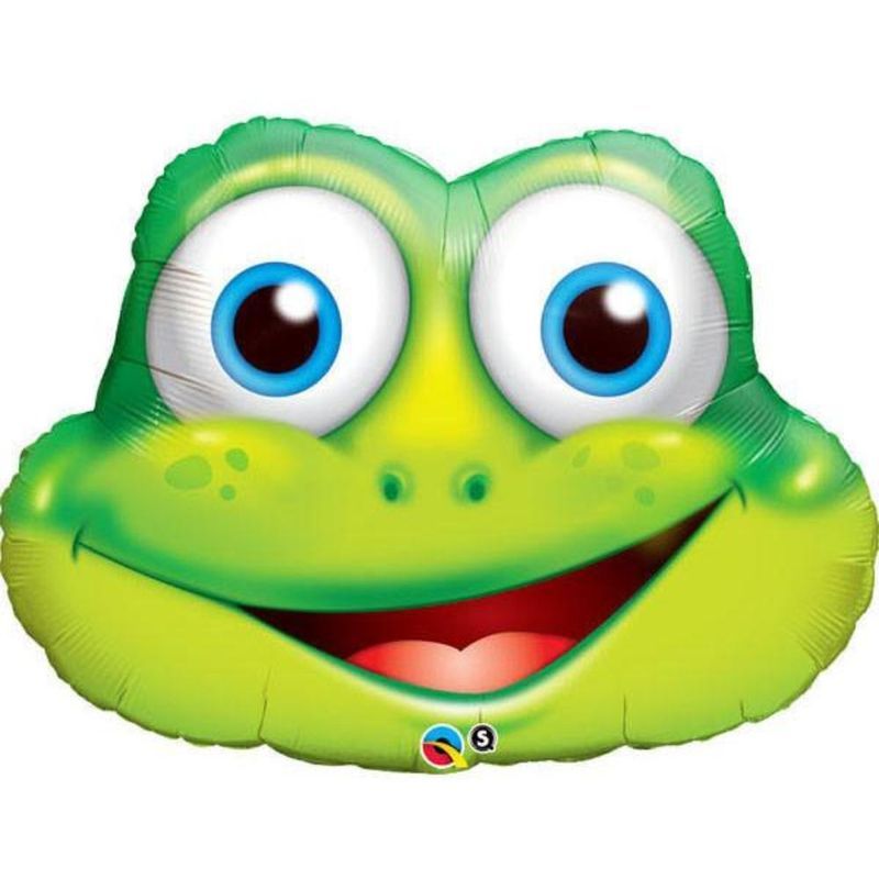 Qualatex - Funny Frog Foil Balloon 32in