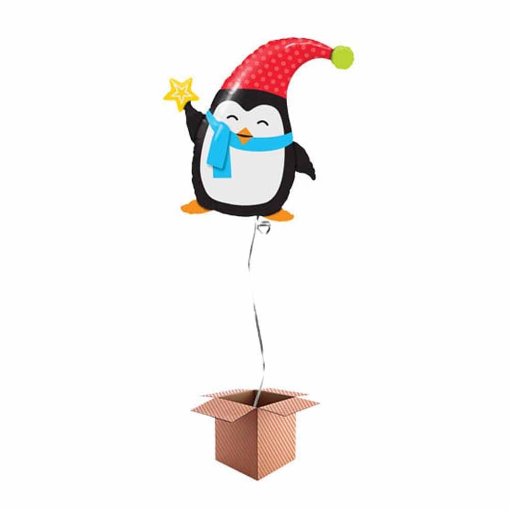 Qualatex - Popular Elfinch Penguins Foil Balloon 35 Inch