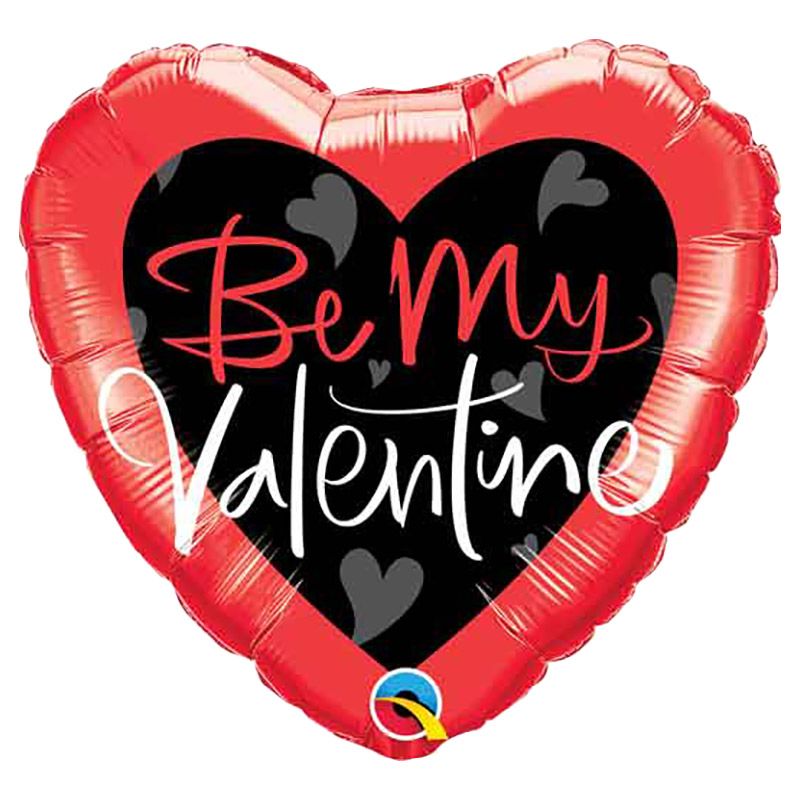 Qualatex - Be My Valentine Script Foil Balloon