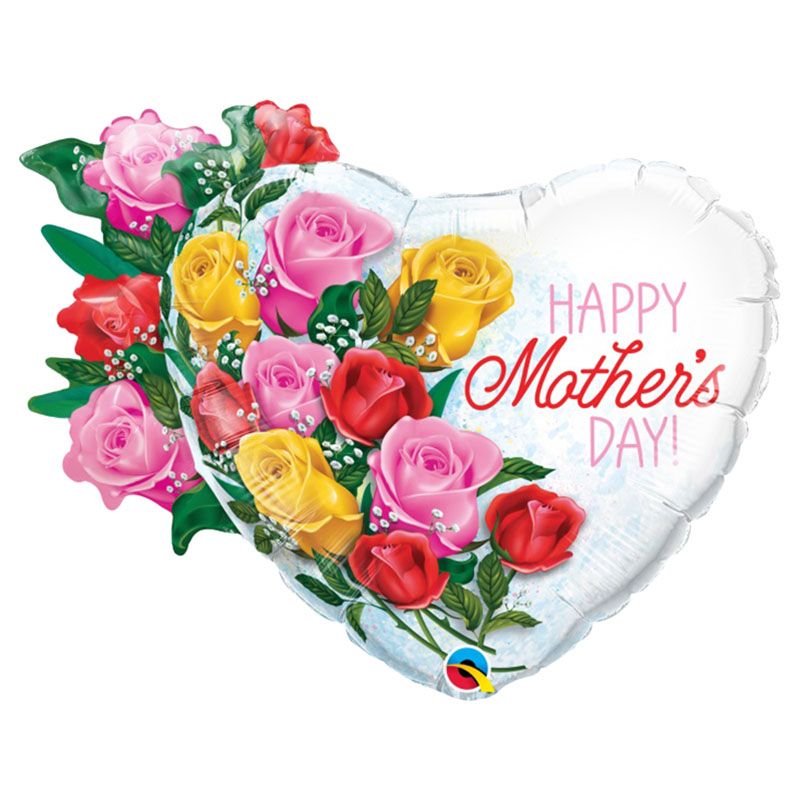 Qualatex - Mother's Day Rose Bouquet Foil Balloon