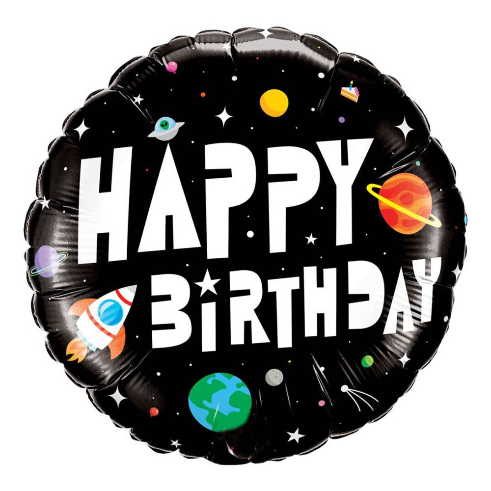 Qualatex - Birthday Astronaut Foil Balloon 18 Inch