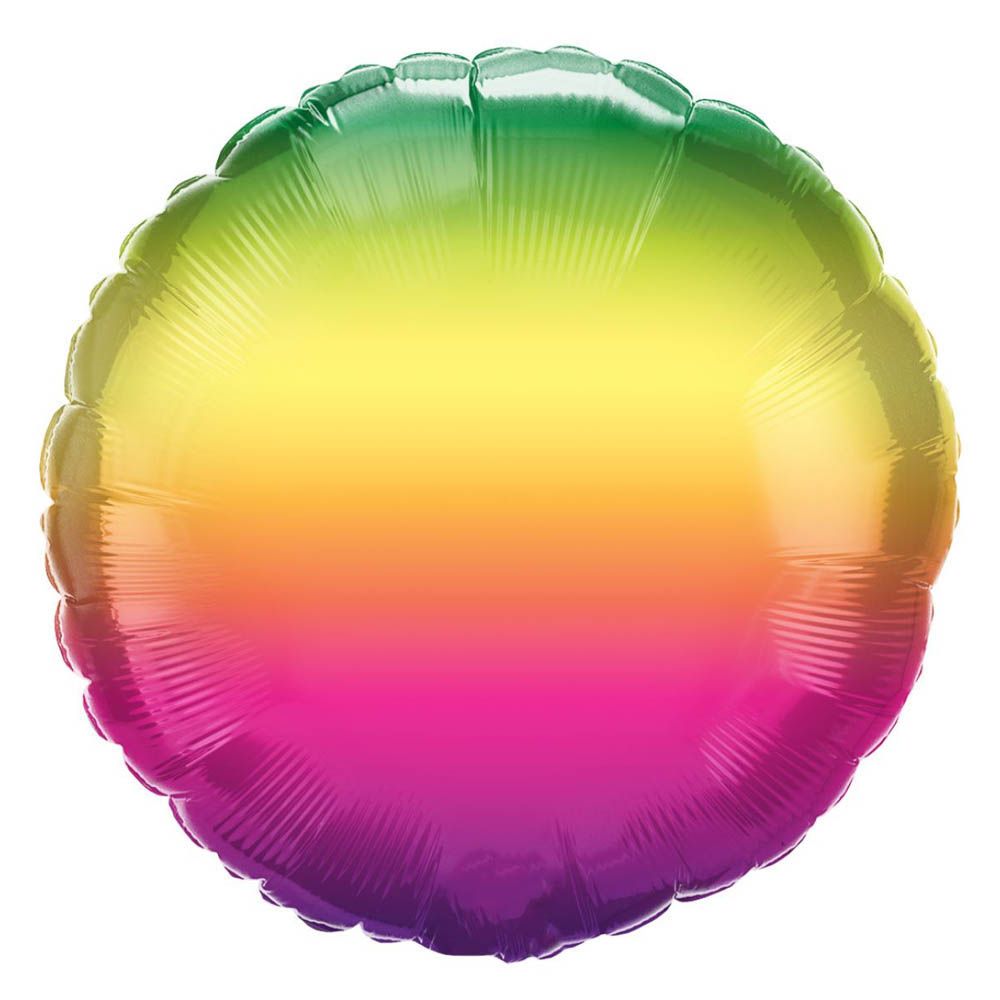 Qualatex - Vibrant Foil Ombre Balloon 18 Inch