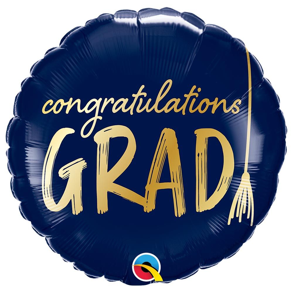 Qualatex - Congratulations Grad Tassel Foil Balloon - 18-inch