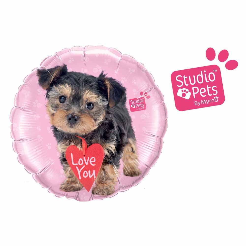 Qualatex - Studio Pets Love You Terrier Foil Balloon 18 Inch