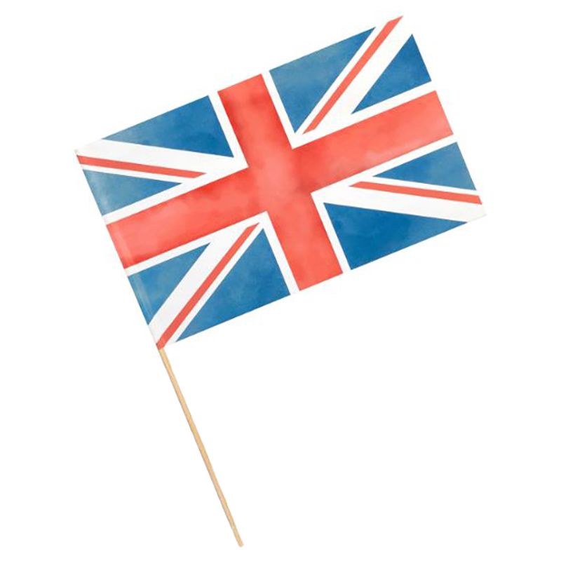 Hootyballoo - Union Jack Paper Flags - 6pcs