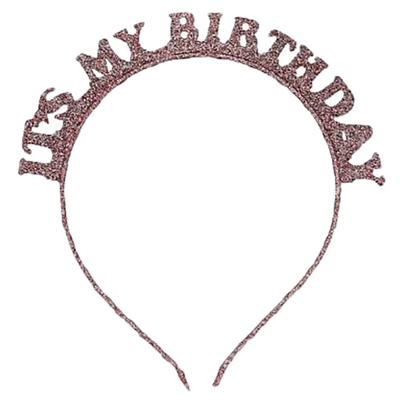 Hootyballoo - 'It's My Birthday' Birthday Glitter Headband - Silver