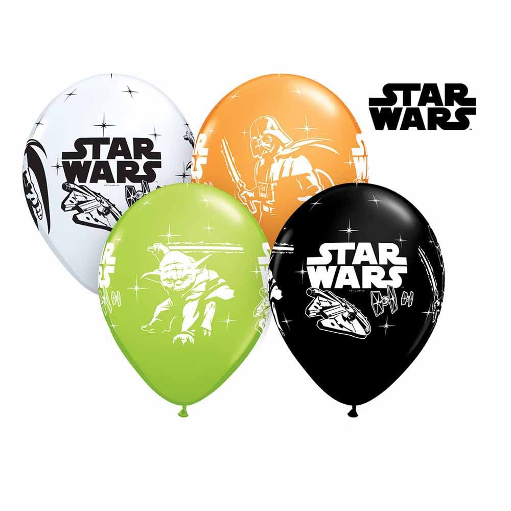 Qualatex - Star Wars Printed Balloons 30.5 cm - Pack of 6