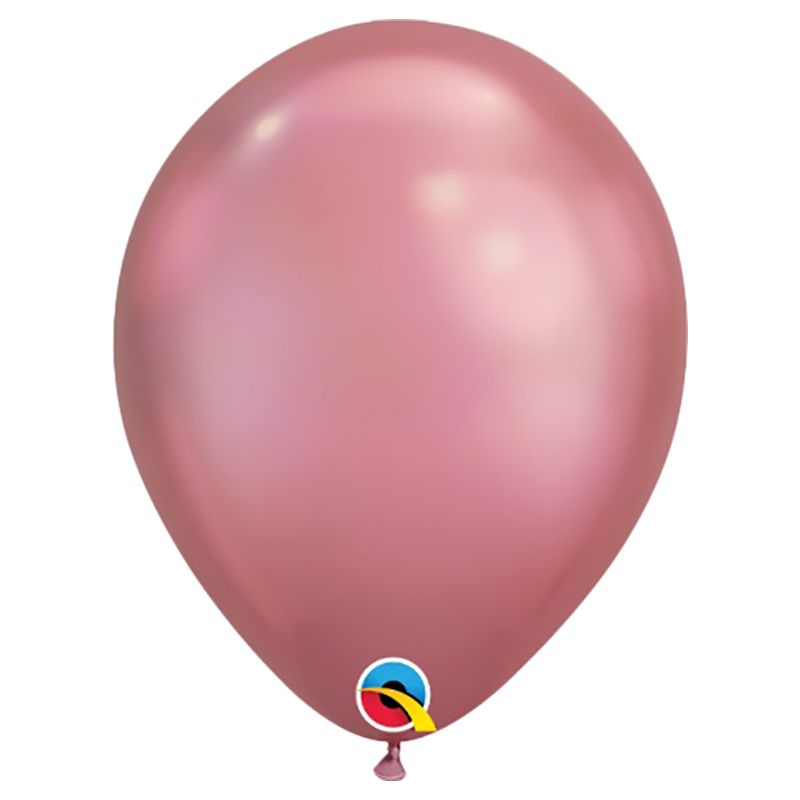 Qualatex - 11" Chrome Mauve Plain Balloon 25pcs