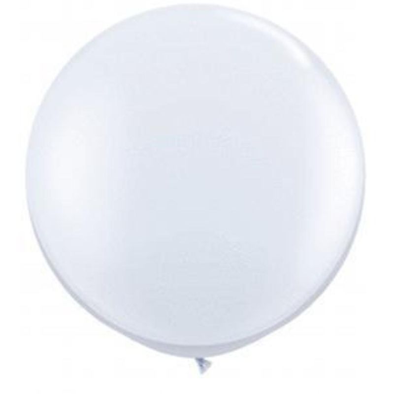 Qualatex - 3ft Latex Balloon White 2pcs