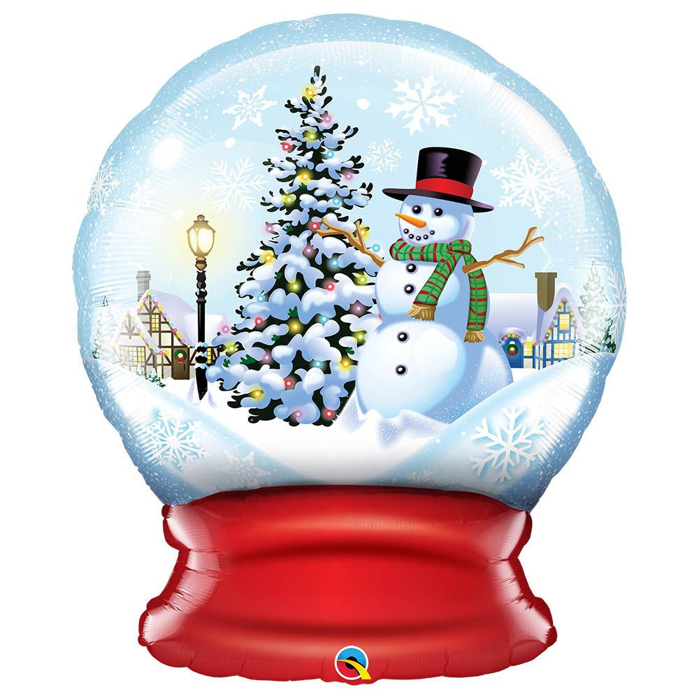 Qualatex - Snow Globe Shape Foil Balloon - 36-inch