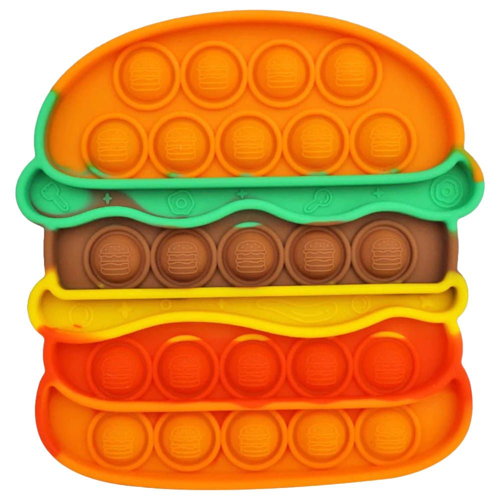 Squizz Toys - Pop The Bubble Burger Toy - 5 Inch