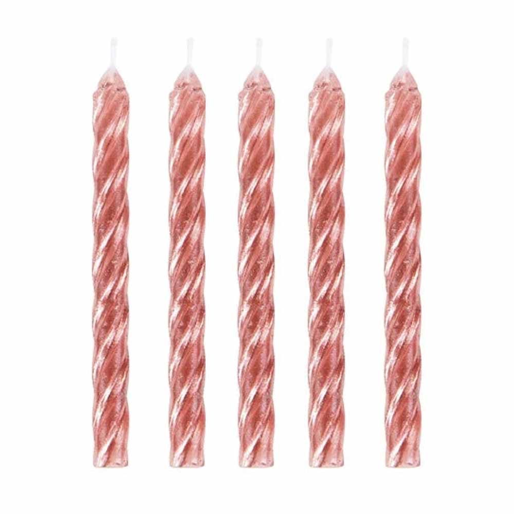 Creative Converting - Metallic Spiral Candles - Pack of 24