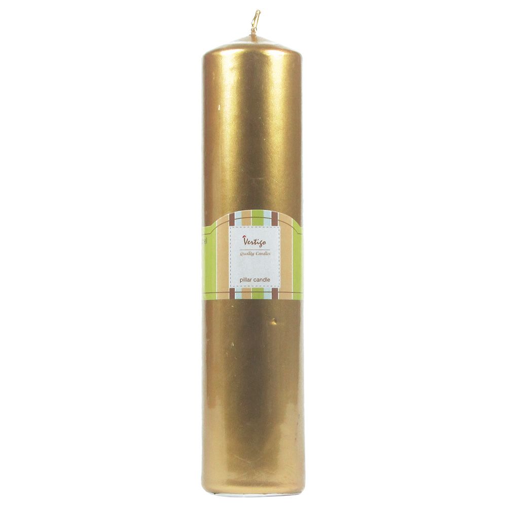 Christmas Magic - Pillar Candle 2 x 9 inch - Gold