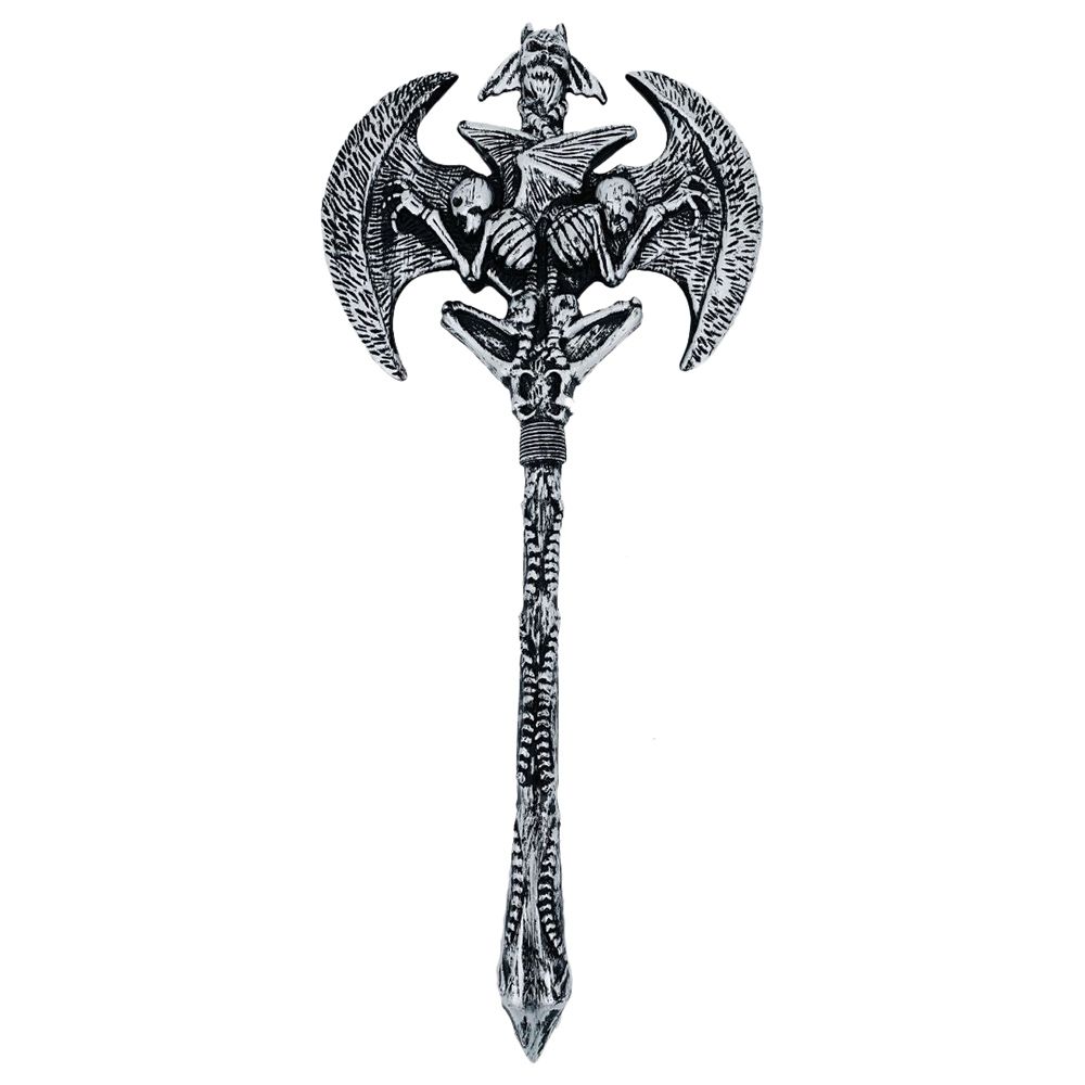 Party Magic - Double Edged Skull Axe 54cm