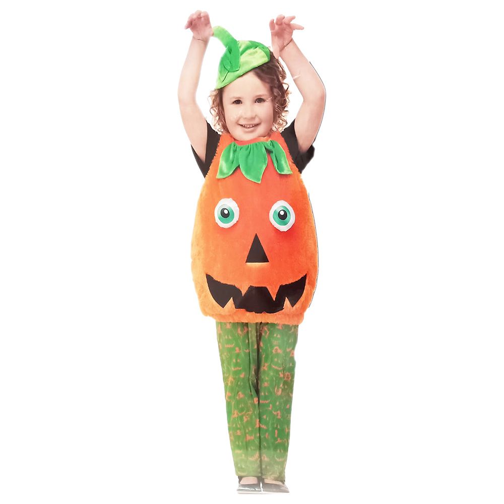 Party Magic - Toddler Pumpkin Tabard Trousers & Hat Costume