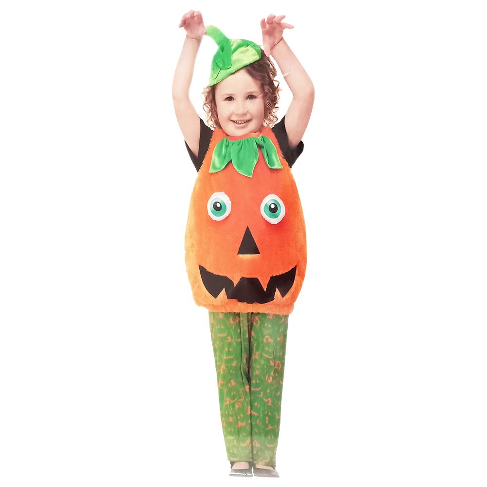 Party Magic - Toddler Pumpkin Tabard Trousers & Hat