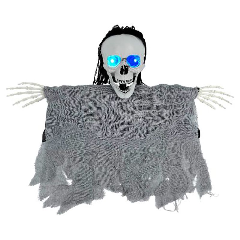 Party Magic - Scary Skeleton With Light - Grey