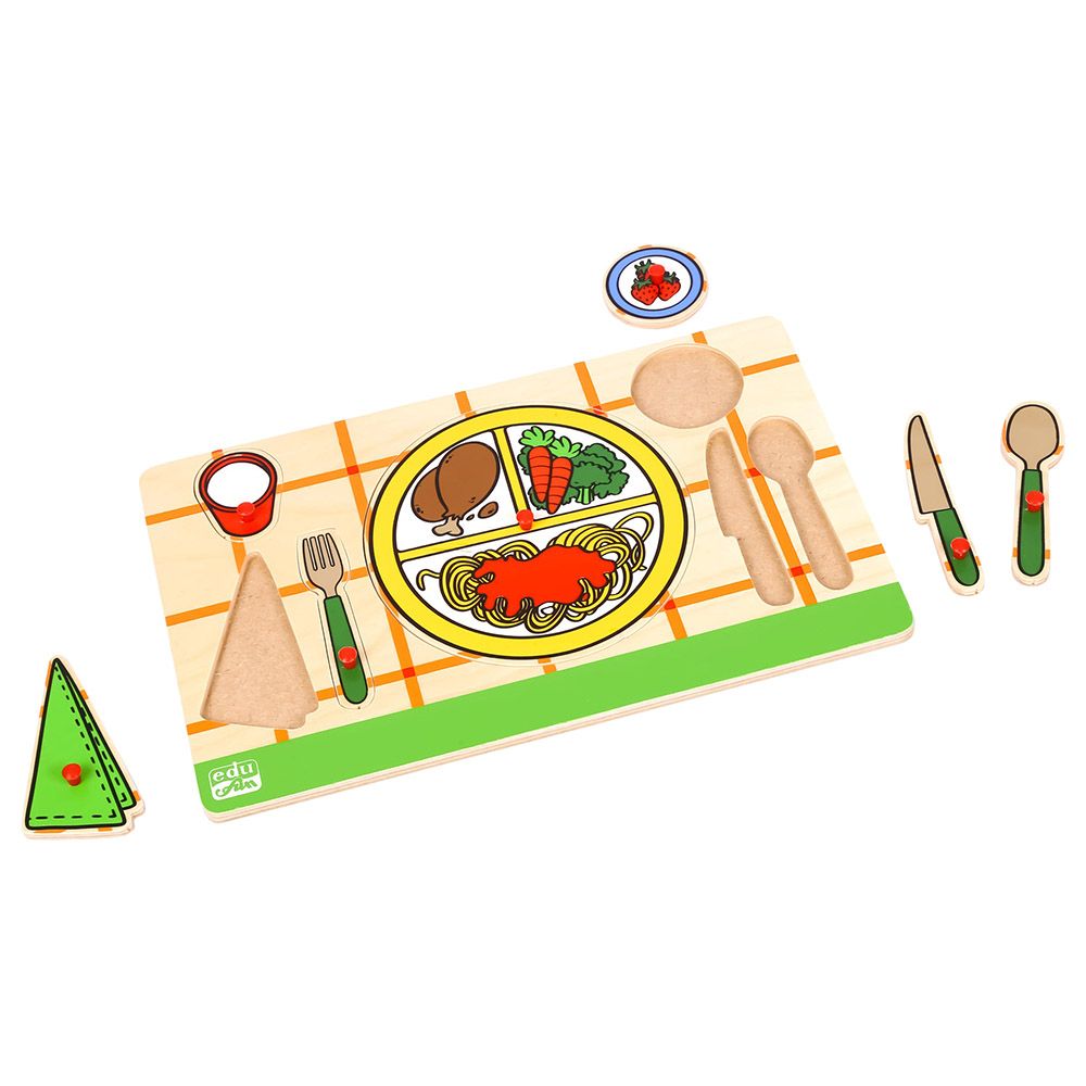 Edu Fun - Mealtime Puzzle - Inset Board