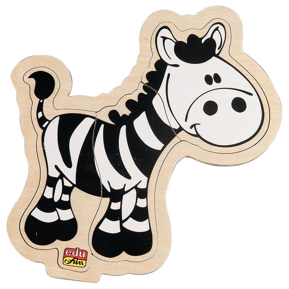 Edu Fun - Find What Underneath Puzzle - Zebra 