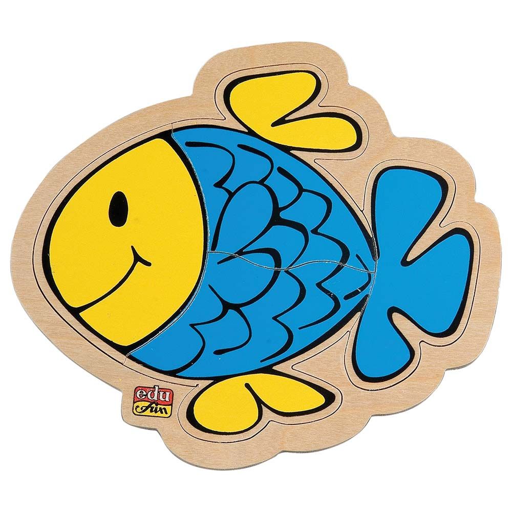 Edu Fun - Find What Underneath Puzzle - Fish 