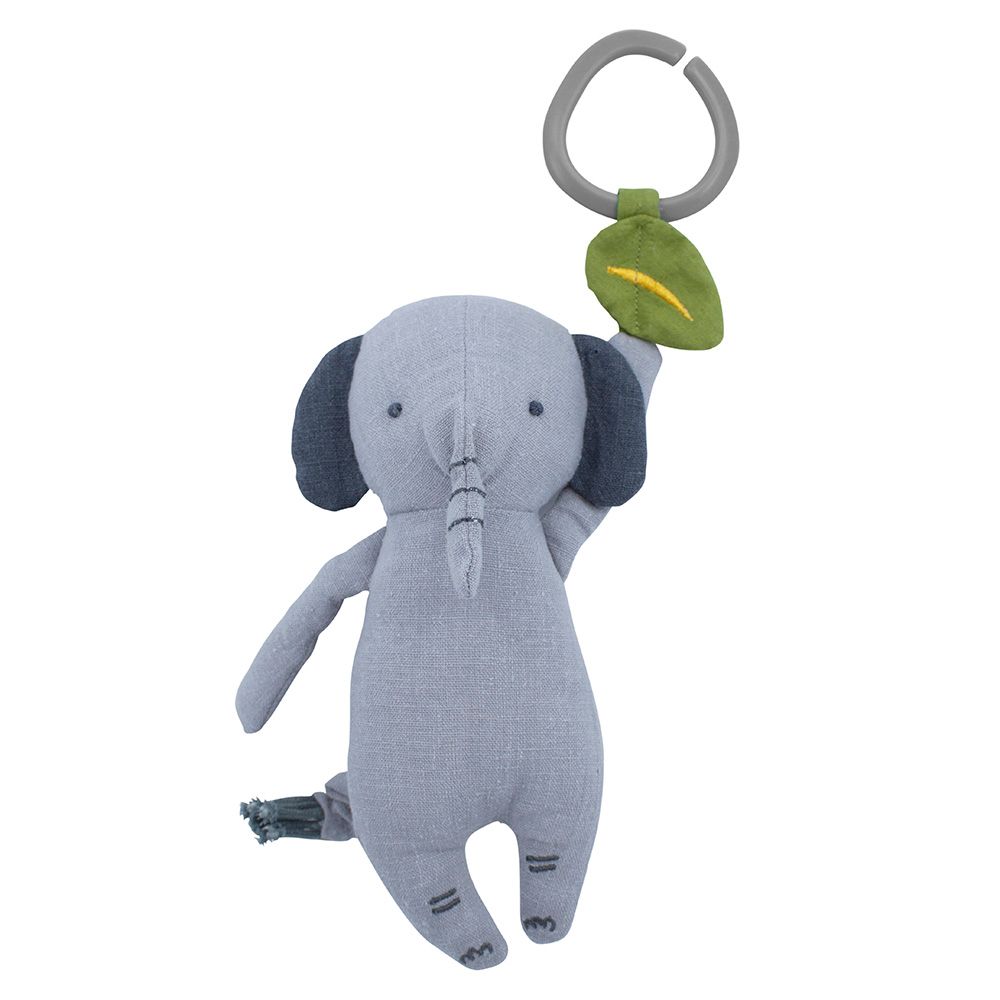 Sebra - Musical Pull Toy Finley The Elephant - Dew Grey