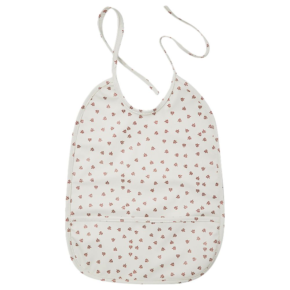 Nuuroo - Ida Coated Bib - Cream Leaf