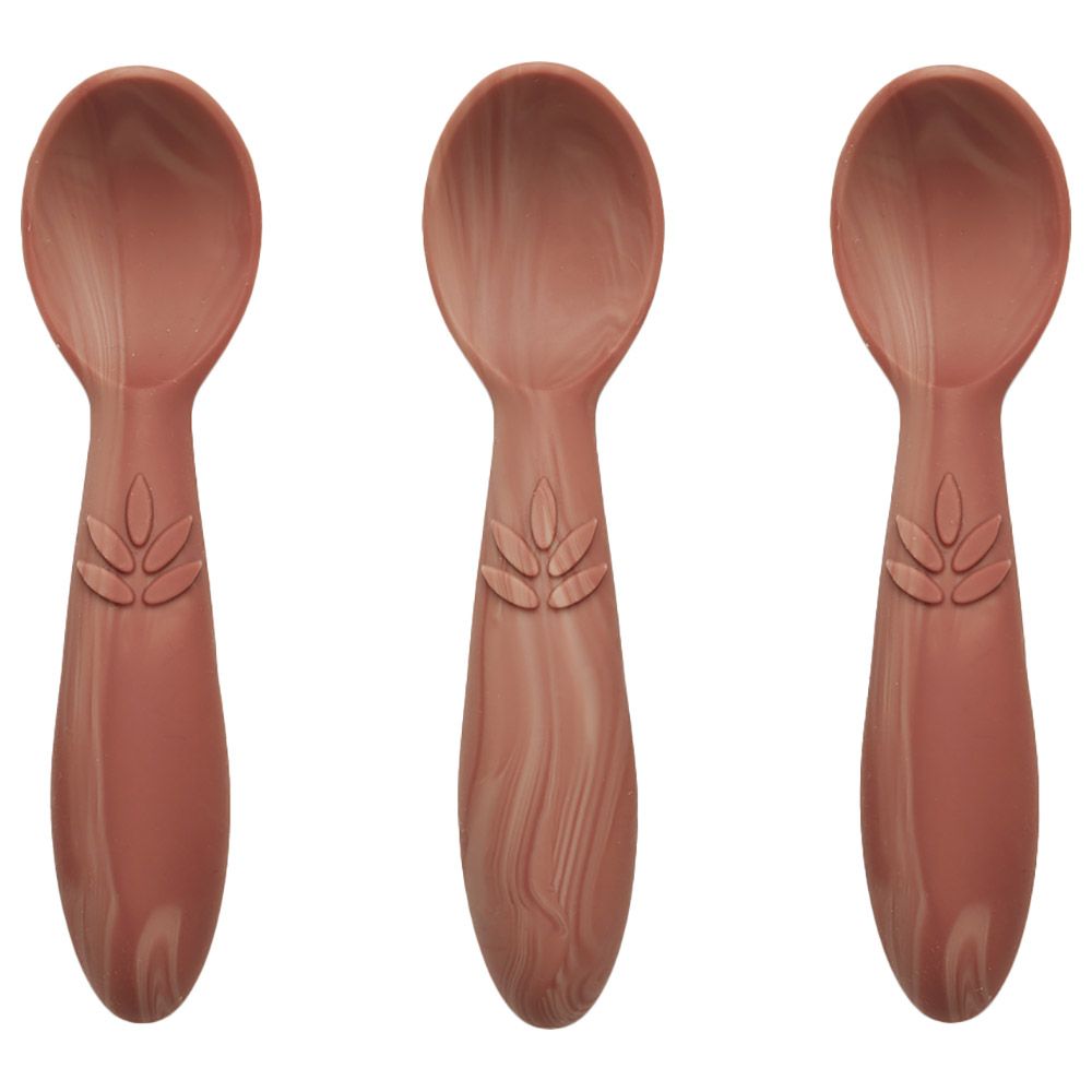 Nuuroo - Ella Silicone Spoon Pack of 3 - Red