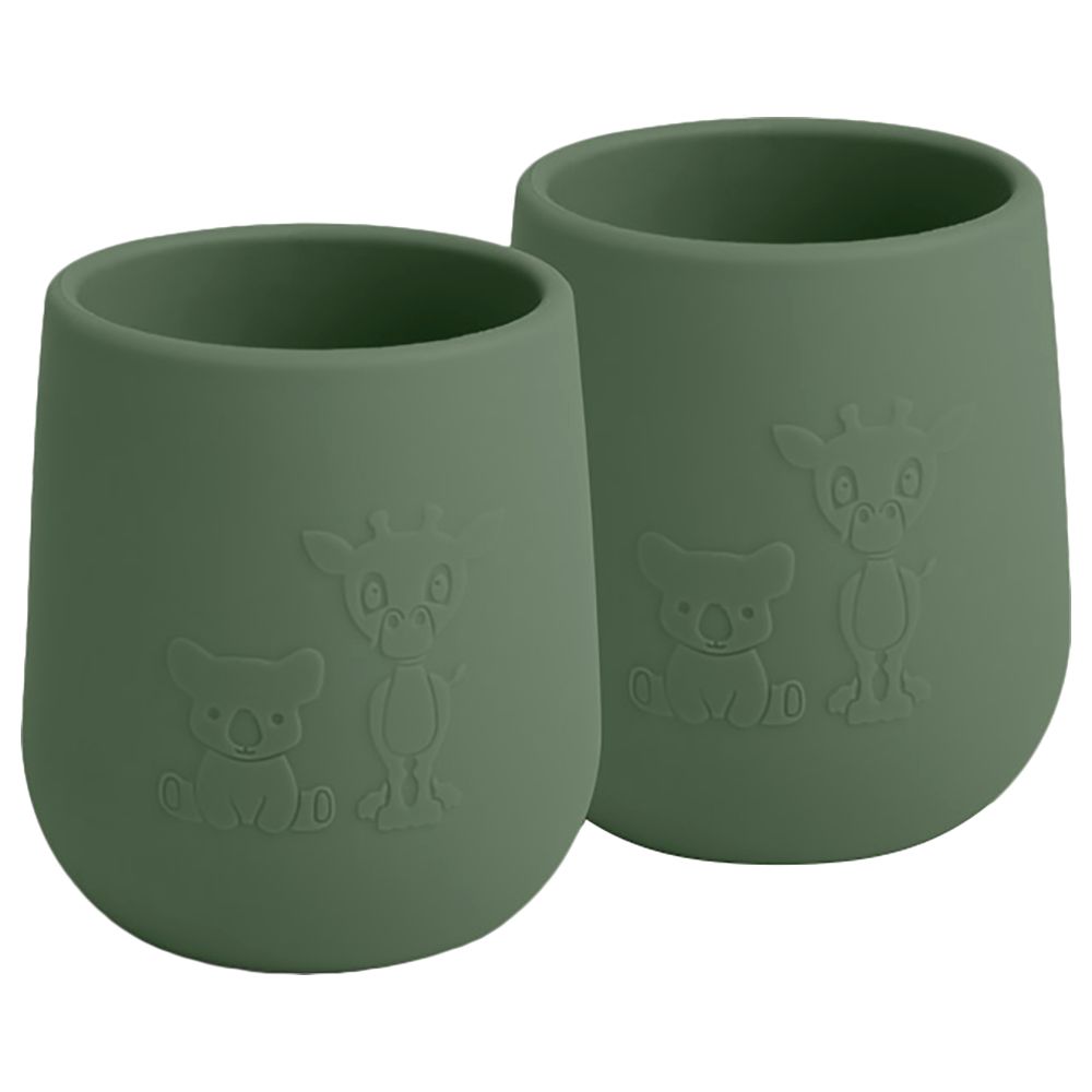 Nuuroo - Abel Silicone Cup - Dusty Green - 2pcs